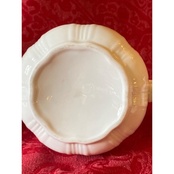 6 piece White Ironstone Tea Set - Picture 3 of 11